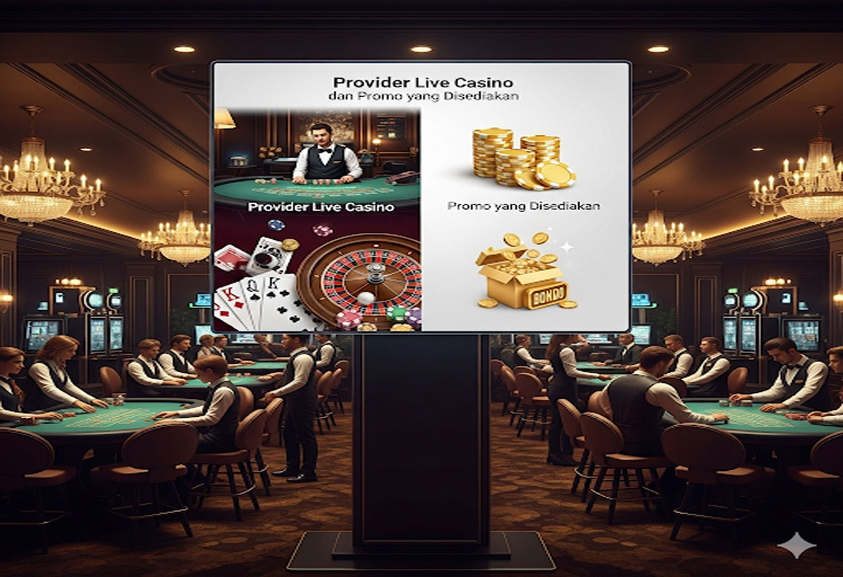 Provider Live Casino dan Promo yang Disediakan