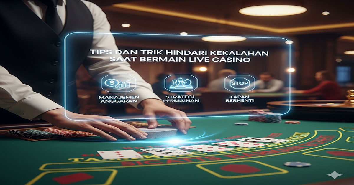 Tips dan Trik Hindari Kekalahan Saat Bermain Live Casino