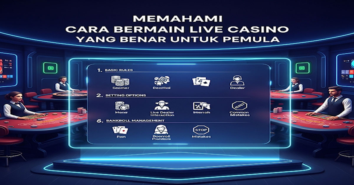 Memahami Cara Bermain Live Casino yang Benar untuk Pemula